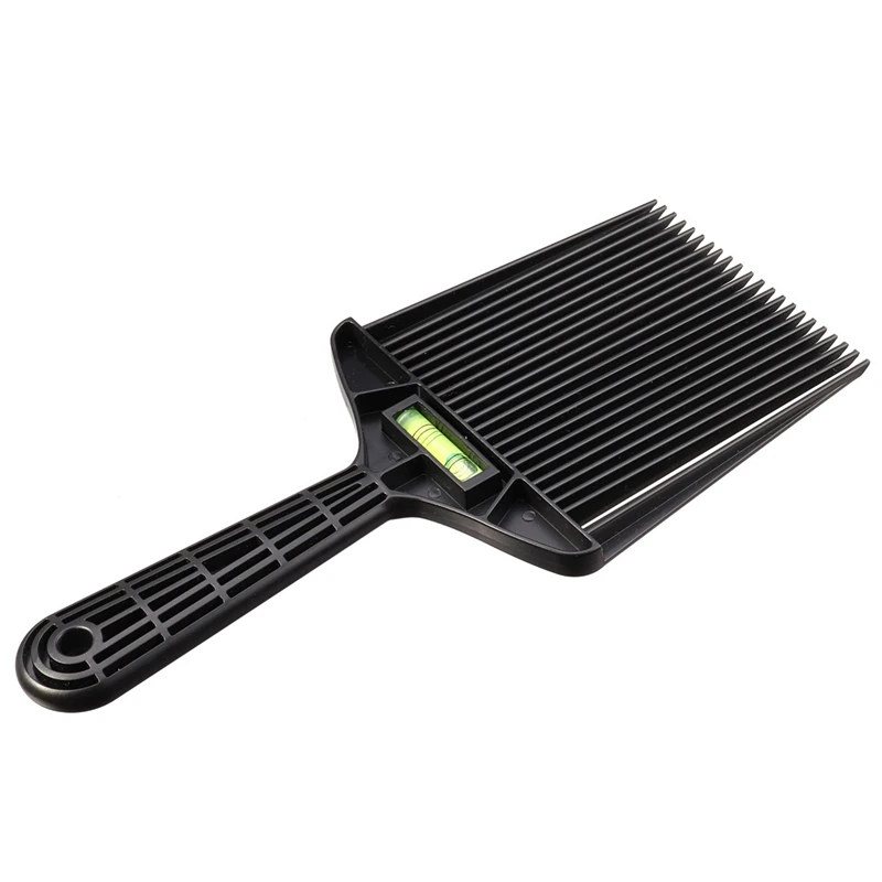 

Flat Wide Tooth Hair Comb With Level Instrument Dyeing Coloring Pigment Mixing Coating Pro Barber Hairstyling Brush Tool