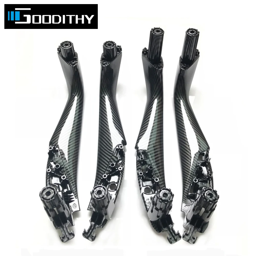 

Car Interior Door Carbon Fiber Inside Handle Trim Window Switch Panel Cover Replacement For BMW 5 Series G30 G31 G38 F90