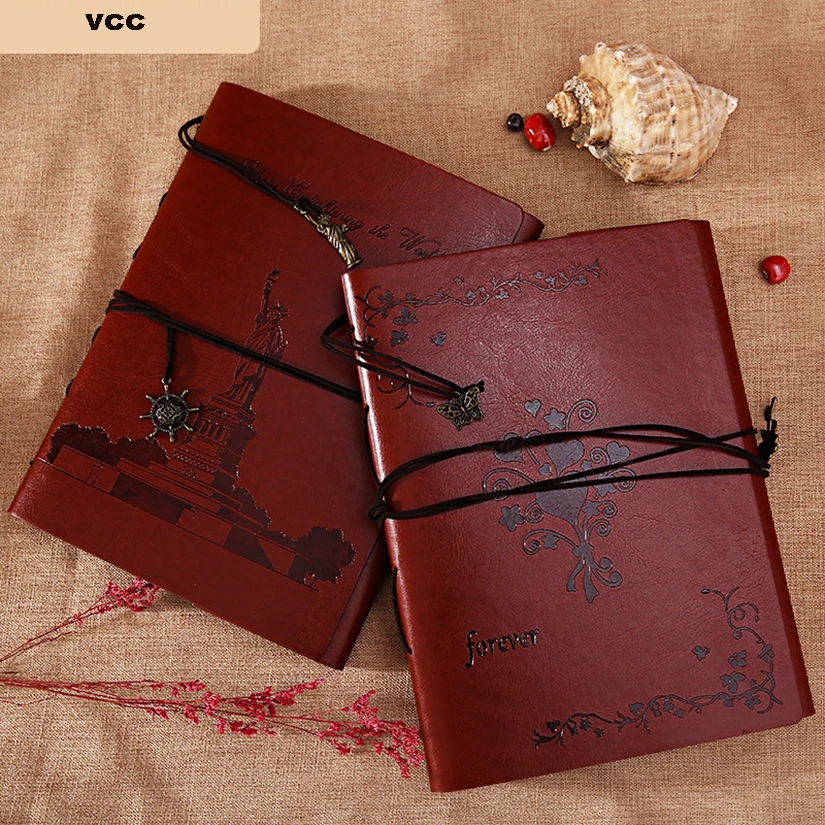 60 страниц фотоальбом сделай сам винтажный кожаный альбом фотоальбомы для