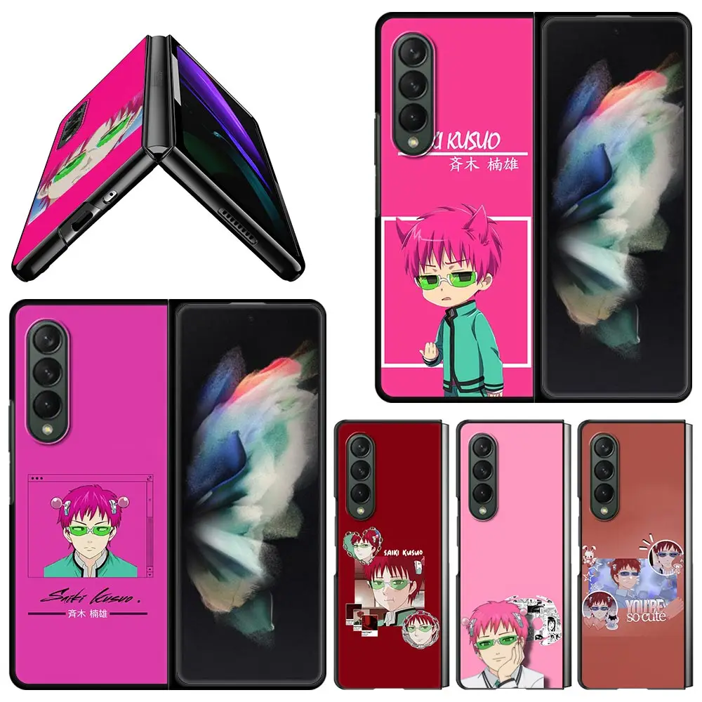 

Case For Samsung Galaxy Z Fold 3 Ultra-thin anti-drop Cover For Galaxy Z Fold3 5G Hard Slim Shell The Disastrous Life Of Saiki K