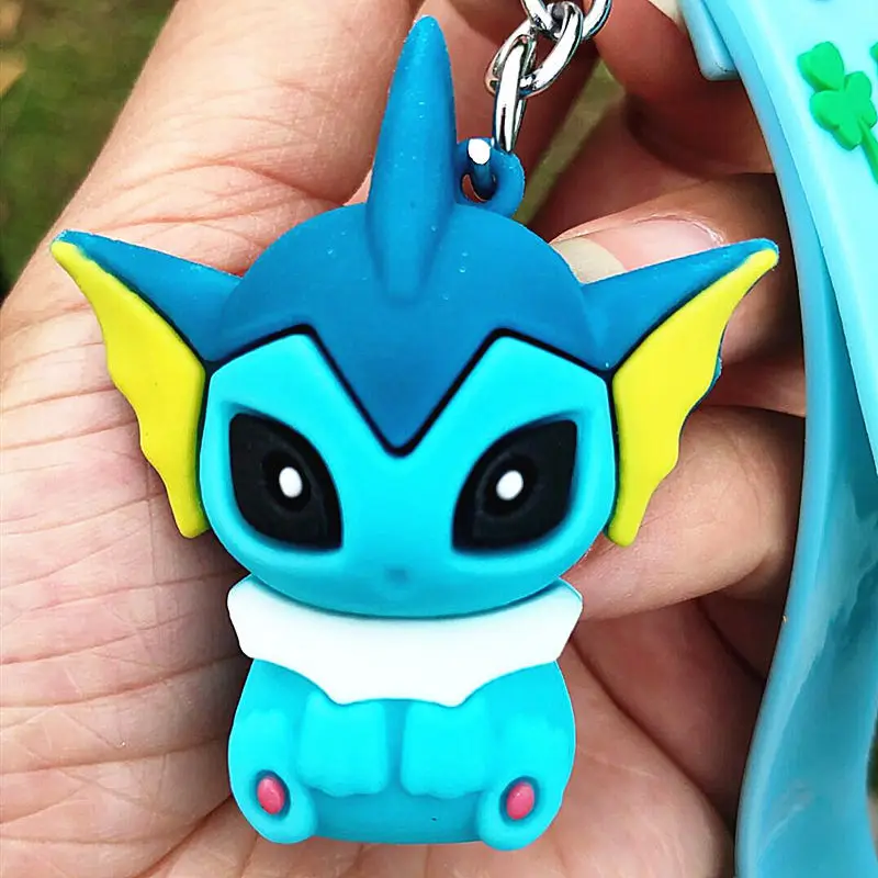 Брелок для ключей Pokemon Eevee милый мультяшный персонаж аниме школьная сумка