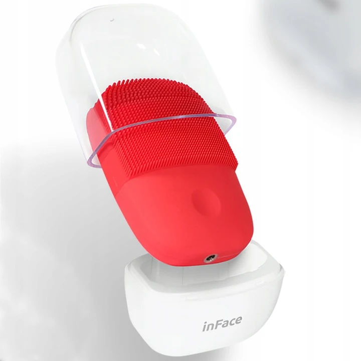 Щетка ультразвуковая для лица Xiaomi Inface Sonic Clean 2 красный | Красота и здоровье