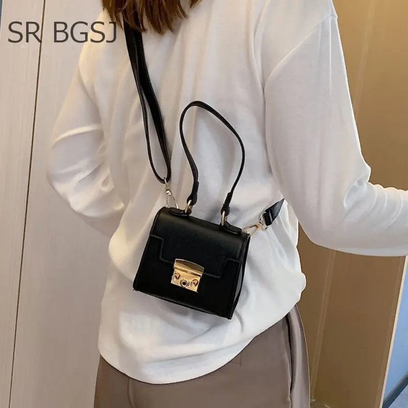 Бесплатная доставка 5 цветов очень маленькая женская кожаная сумка на плечо из ПУ