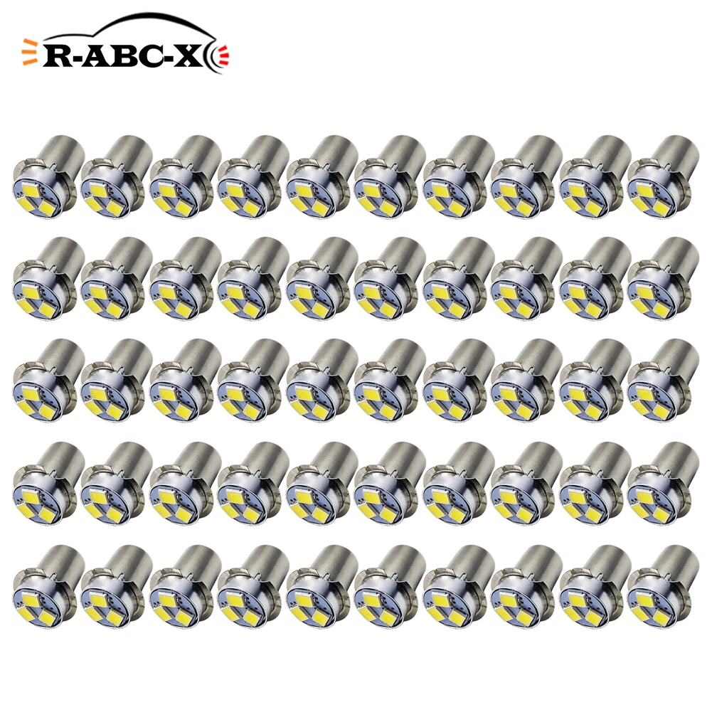 

RUIANDSION оптом 50X P13. Фотовспышка PR2 лампа E10 винсветильник мини-индикатор 2835SMD AC 3 в 4,5 в 6 в 12 В 6000K белый лм