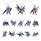 Сборочная модель Bandai Gundam, мультяшное ожерелье с подвеской в виде капсулы, комплект для мобильного телефона, EX ожерелья Смола, ювелирное ожерелье FZS272