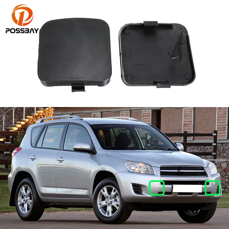 

1 пара левый/правый передний бампер, буксировочный крючок, накладки на глаза для Toyota RAV4 ACA33 ACA30 ACA31 2009 2010, автозапчасти