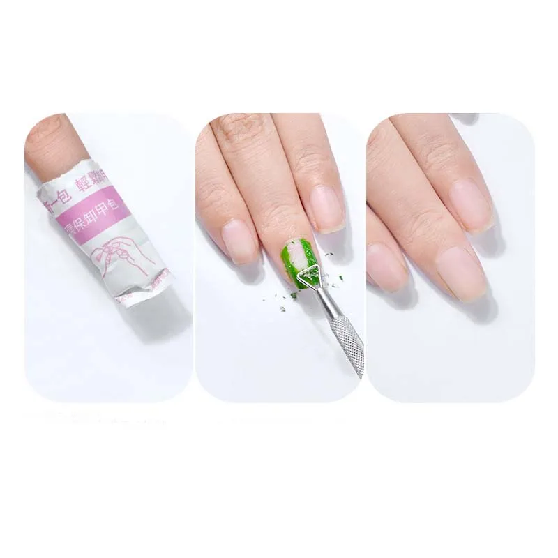 

UV Gel Nail Polish Remover Stainless Steel Dead Skin Cuticle Pusher Cleaner Nail Polish Remover Nail Art Manicure Tools
