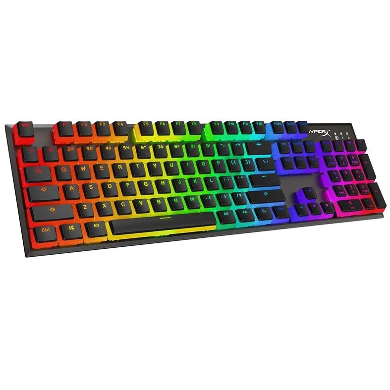 Набор клавиш HyperX Double Shot PBT HXS KBKC3 для клавиатур 104 шт полупрозрачные RGB подсветки