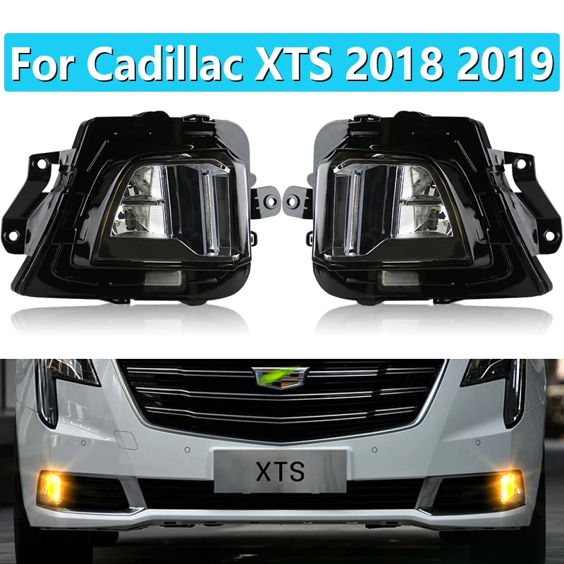 

For Cadillac XTS 2018-2019 daytime running lights XTS modified LED daytime running lights fog lights turn signals