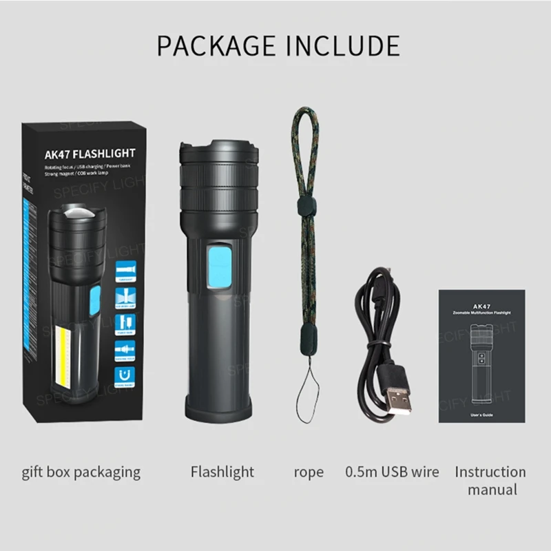 Светильник фонарь T6 L2 IPX5 водонепроницаемый светодиодный налобный