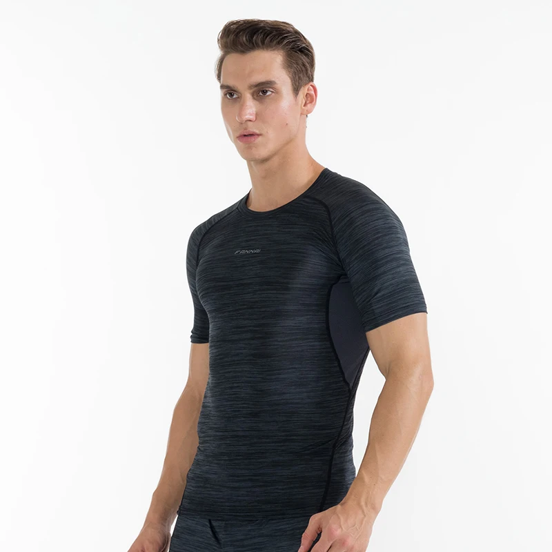 FANNAI футболка мужская компрессионная спортивная одежда муж футболки мужские