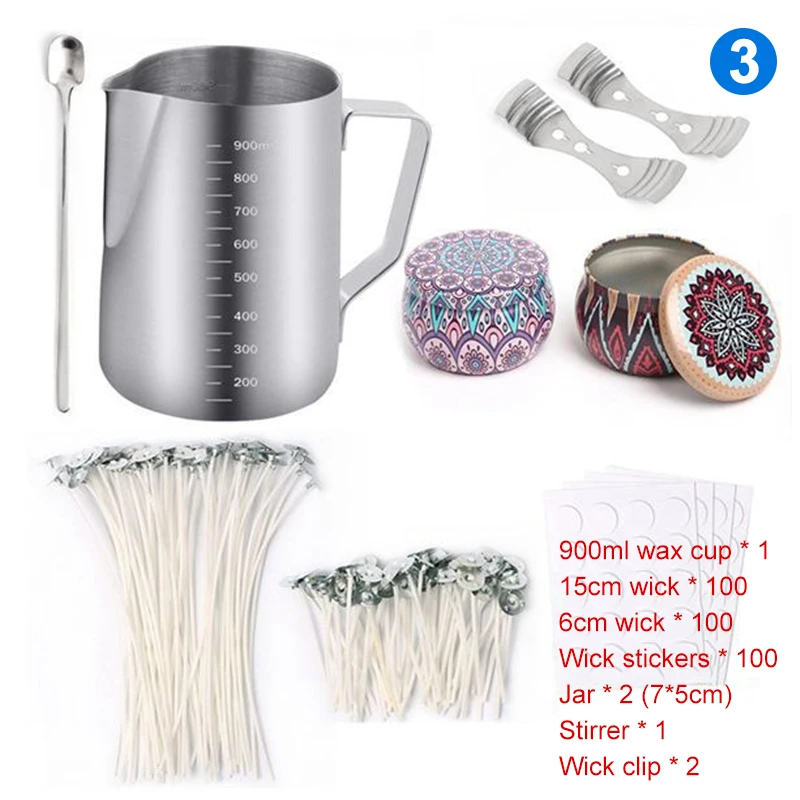 Набор для изготовления свечей сделай сам легкий в использовании цветных