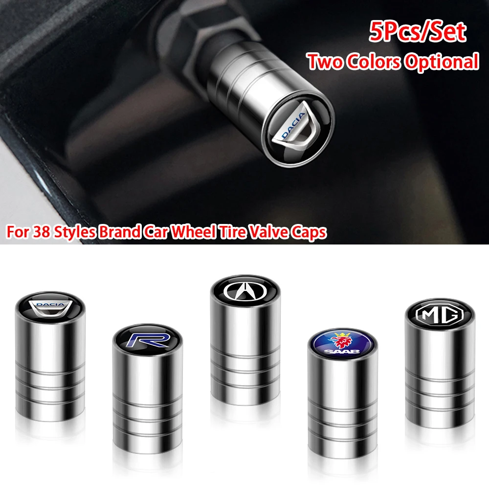 5 шт. автомобильные аксессуары 3D металлический шток клапана шины воздушные