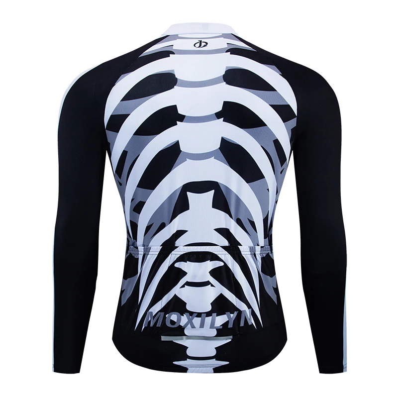 Мужская велосипедная кофта Moxilyn с длинным рукавом быстросохнущие велосипедные