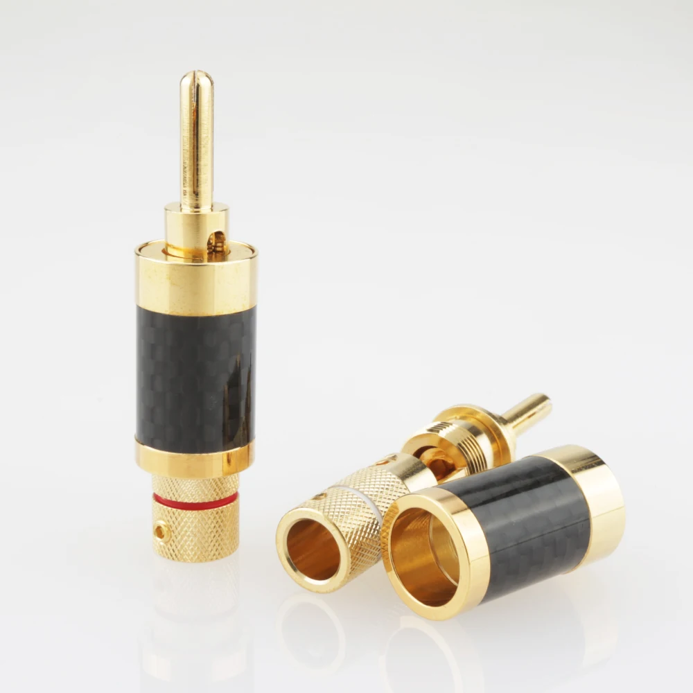 Аудио VB430G Hifi позолоченный кабель для колонок из углеродного волокна провод