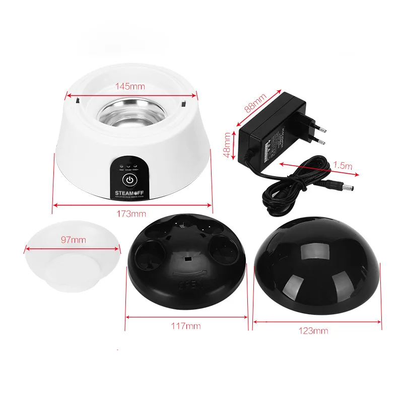 Профессиональный инструмент для снятия гель лака с ногтей Электрический паровой