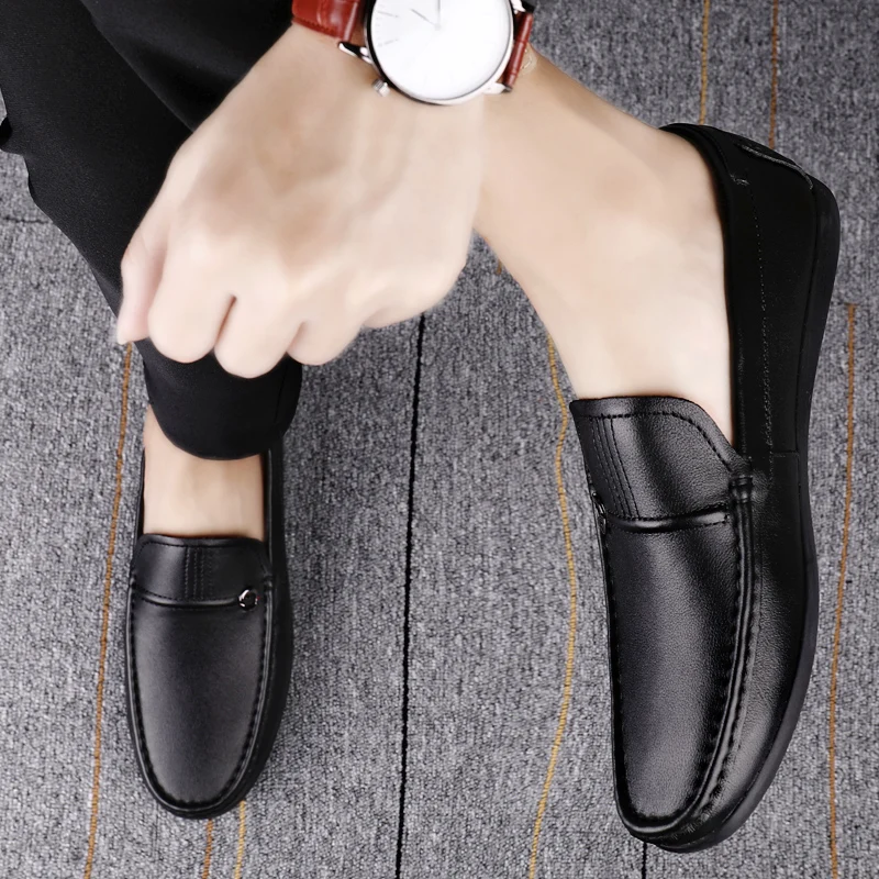 

Shose мужская кожаная обувь, повседневная мужская кожаная модная мужская обувь, мужская повседневная обувь, весенняя обувь