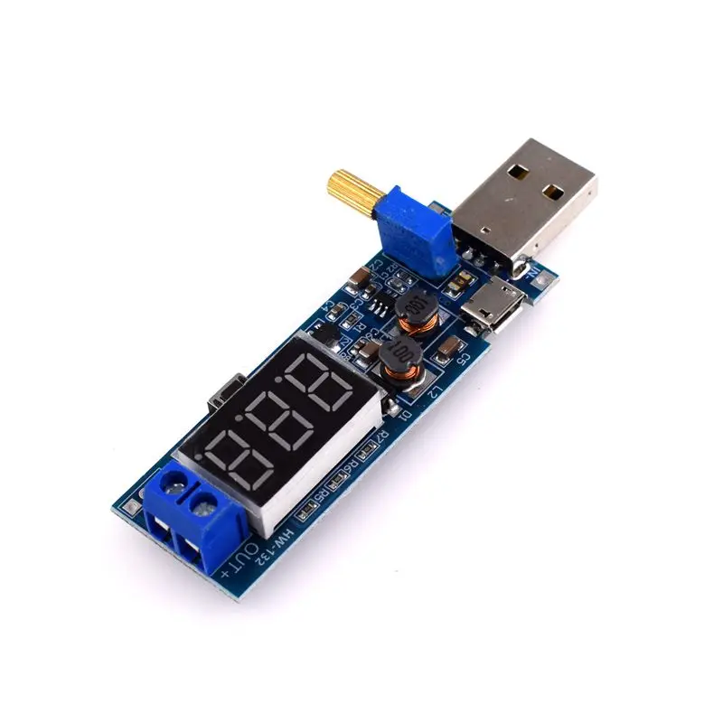 DC-DC 5V до 3 5 V / 12V USB Шаг вверх/вниз Питание Модуль Регулируемый повышающий