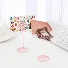 1 шт., настольные аксессуары, органайзер, зажимы для имени, держатель для заметок, зажимы для записей, зажимы для фотографий, розовый зажим для записей, настольная подставка для цифр