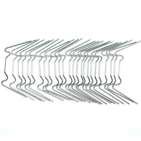 100pcs w type greenhouse glass spring wire glazing overlap clips fixing clamps