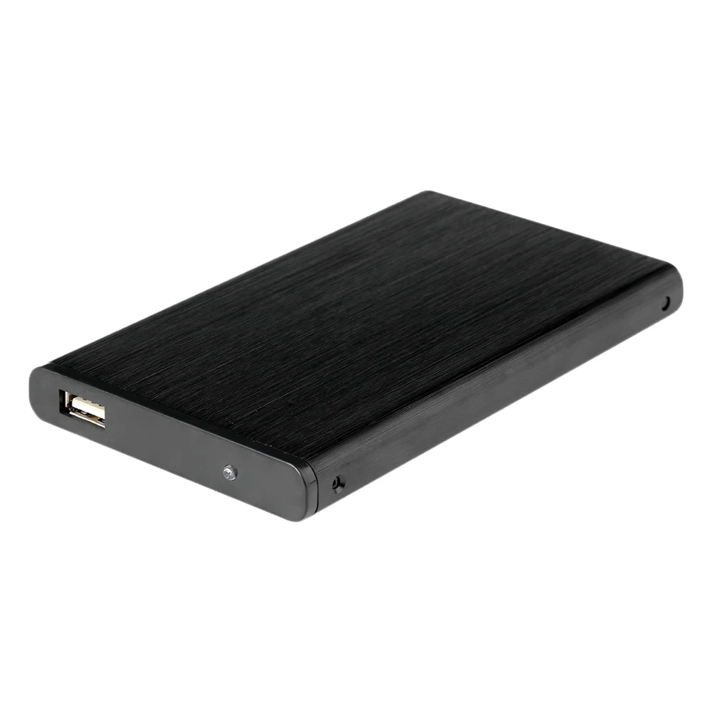 

2.5 inch SATA HDD SSD External Enclosure Box USB 2.0 Hard Drive Disk Case Aluminum Alloy 480Mbps Enclosure Box Support 10TB