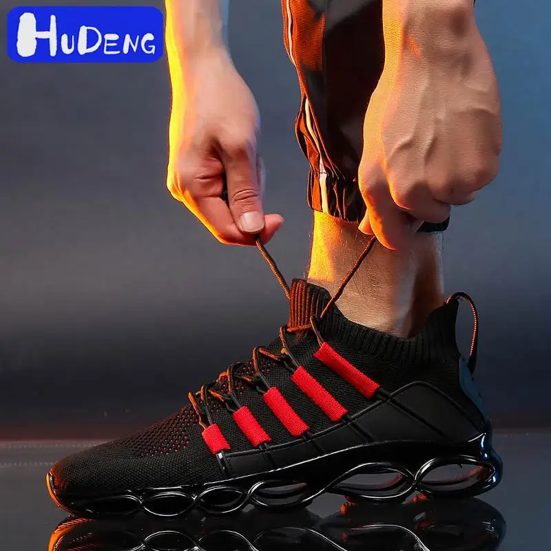 Мужские дышащие кроссовки Blade для бега спортивная обувь больших размеров 14 47 48 2019