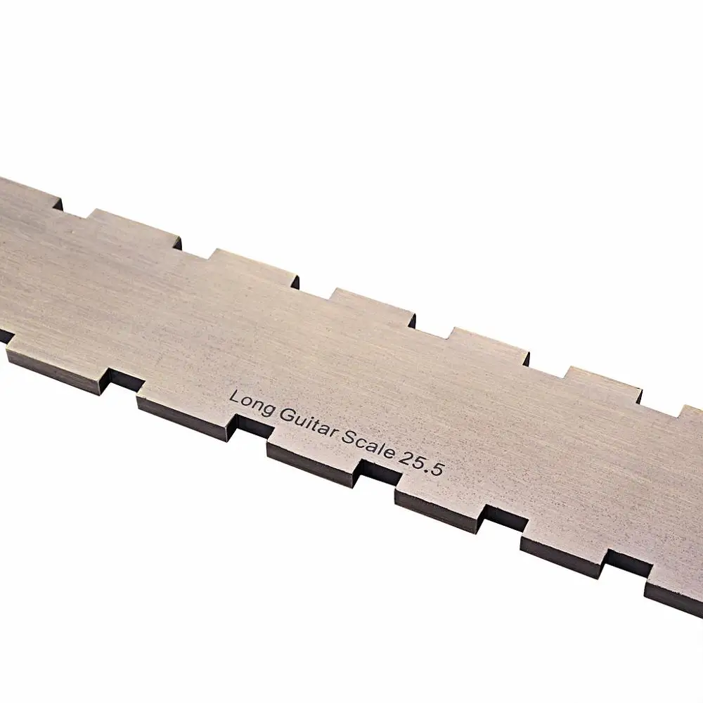 

Practical 24.75 Notched Fret Board Straight Edge Luthiers Tool for Guitars Neck Leveling