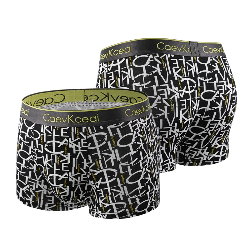 4PCS Boxer Men Shorts Men Underwear Male Men's Underwear Boxers Homme Printed Boxershorts Panties Underpants Man for Family Sexy