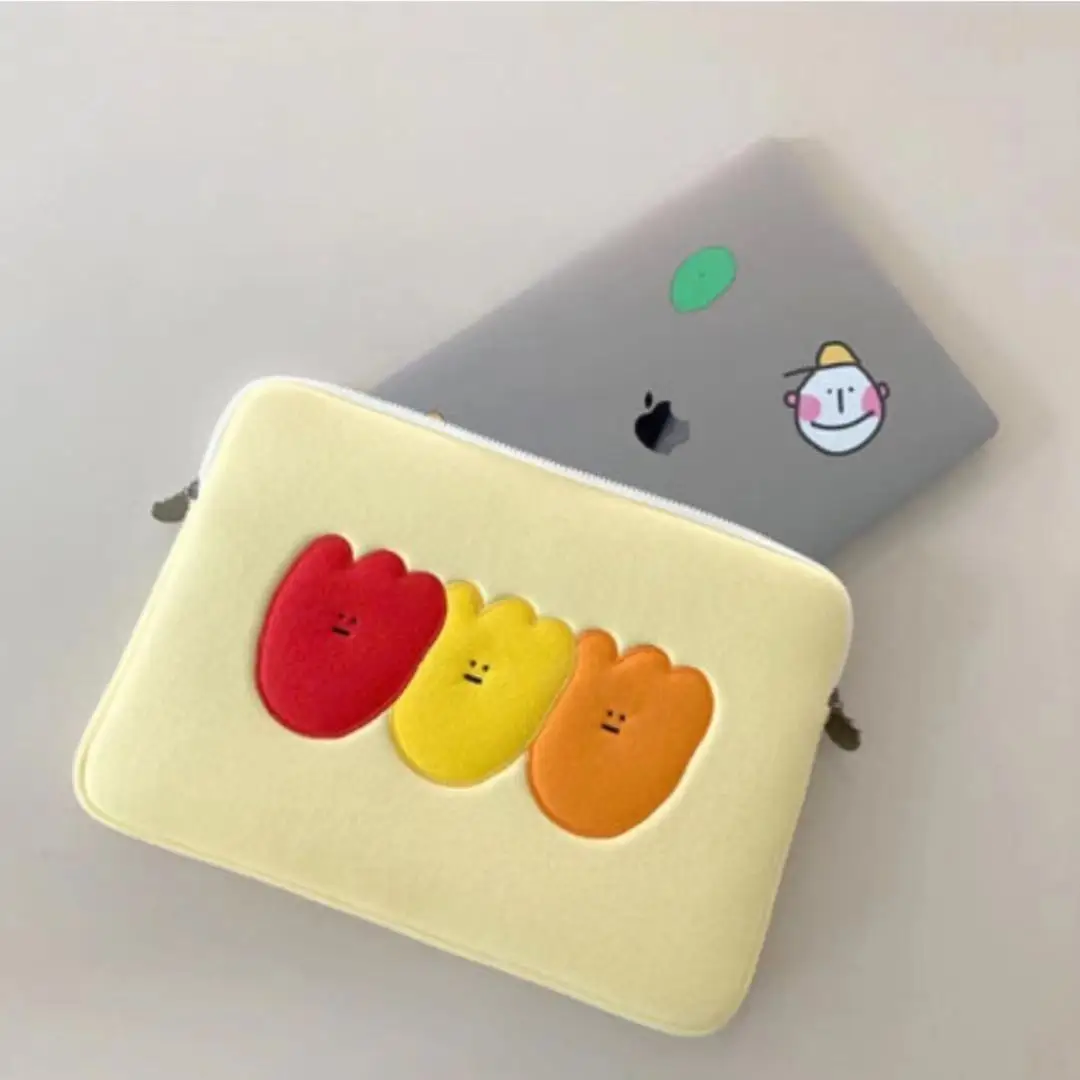 

Новинка 2021, корейский чехол для ноутбука и планшета для Mac IPad Pro 9,7, 10,2, 10,5, 11, 13, 14,5, 15 дюймов, Модный внутренний чехол, новая сумка