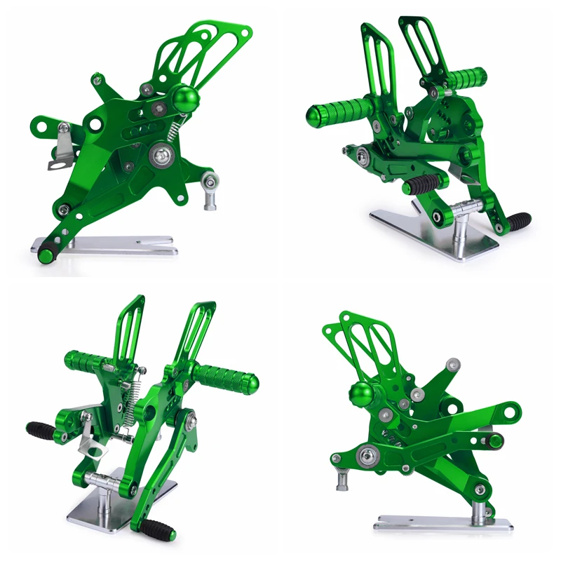 Для Kawasaki Rearset Ninja 400 250 с ЧПУ Регулируемые задние комплекты сдвиг Подножки подножки педали Ninja400 Ninja250
