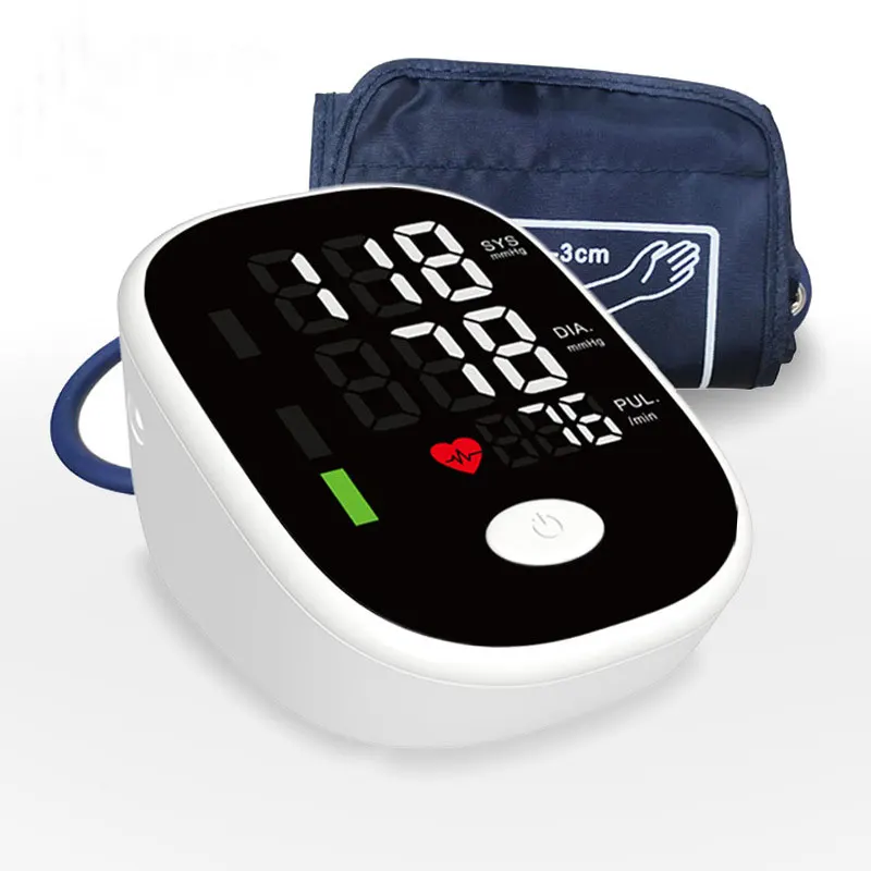

Automatic Upper Arm Blood Pressure Monitor BP Monitor Heart Rate Pulse meter Sphygmomanometer with English voice