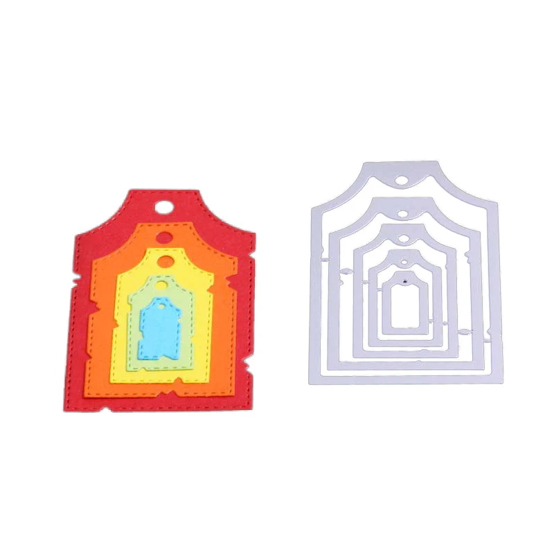 

Металлические штампы с круглым отверстием, этикетка, трафареты, штамп для скрапбукинга, форма для ножа, бумажная карточка