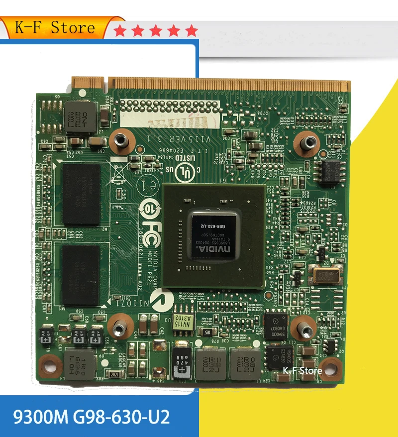 Графическая видеокарта для ноутбука Ace r Aspire 5520G 4630G 6930G 7720G 7730G NVIDIA GeForce 9300M GS 256MB