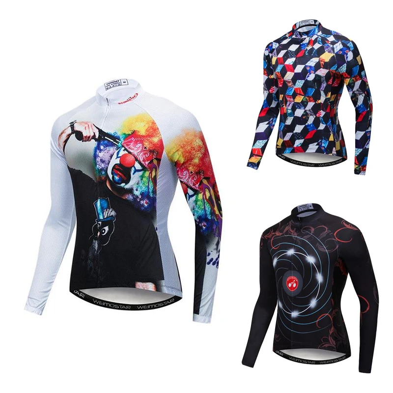 

Футболка велосипедная унисекс, профессиональная одежда для горных велосипедов, одежда для велоспорта, с длинным рукавом, велосипедная одеж...