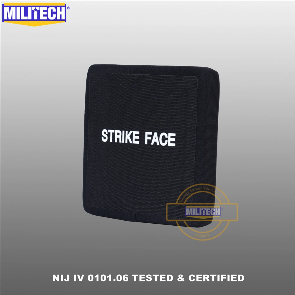 MILITECH 6'' x NIJ Level IV Stand Alone Bulletproof Side SAPI Plate Al2o3 + PE Ballistic ESAPI Panel | Безопасность и