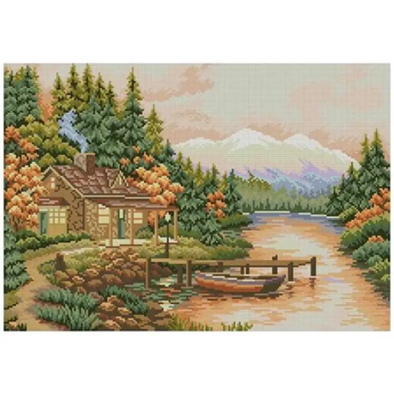 

Sunset patterns Counted Cross Stitch 11CT 14CT DIY Cross Stitch Kits Embroidery Needlework Sets home decor