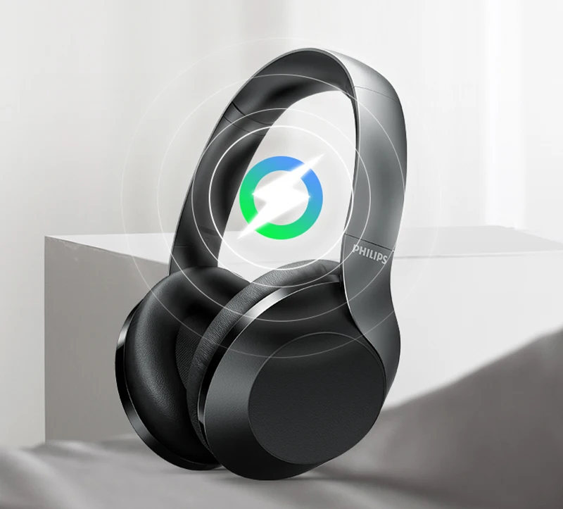 Новинка, Наушники PHILIPS HIFI TAPH805 Hi-Res Bluetooth 5,0, активные наушники с шумоподавлением с микрофоном, складная поддержка, официальный тест