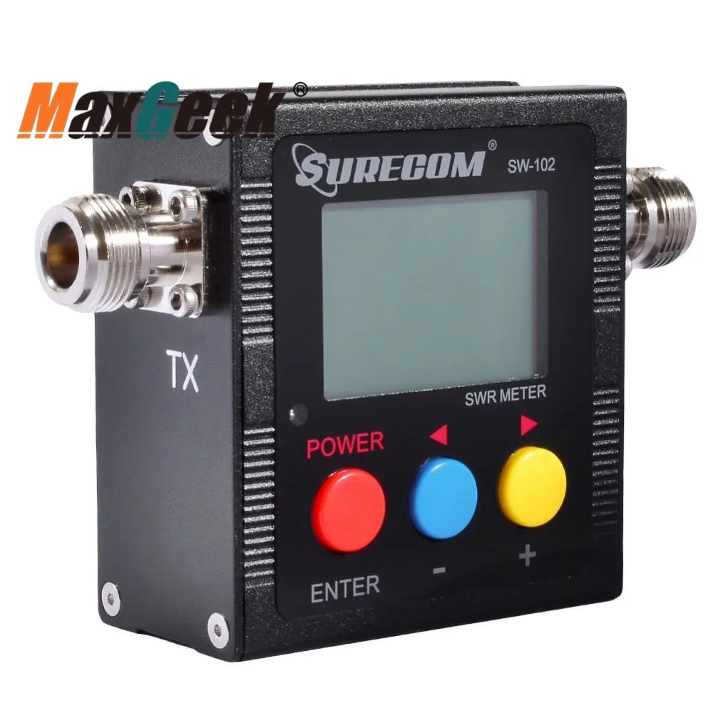 Цифровой измеритель мощности Maxgeek Surecom УКВ/УВЧ 125 525 МГц 2 канала|Измерители