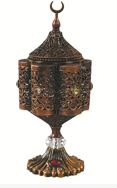 

Arab Aroma Stove Electric Incense Burner Luxury Golden Incense Holder Quemador De Incienso Bruleur Bougie Incense Burner DA60XXL