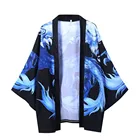 Модный мужской кардиган-кимоно, рубашки оверсайз с принтом, модная рубашка в уличном стиле, высококачественные пальто, быстрая доставка