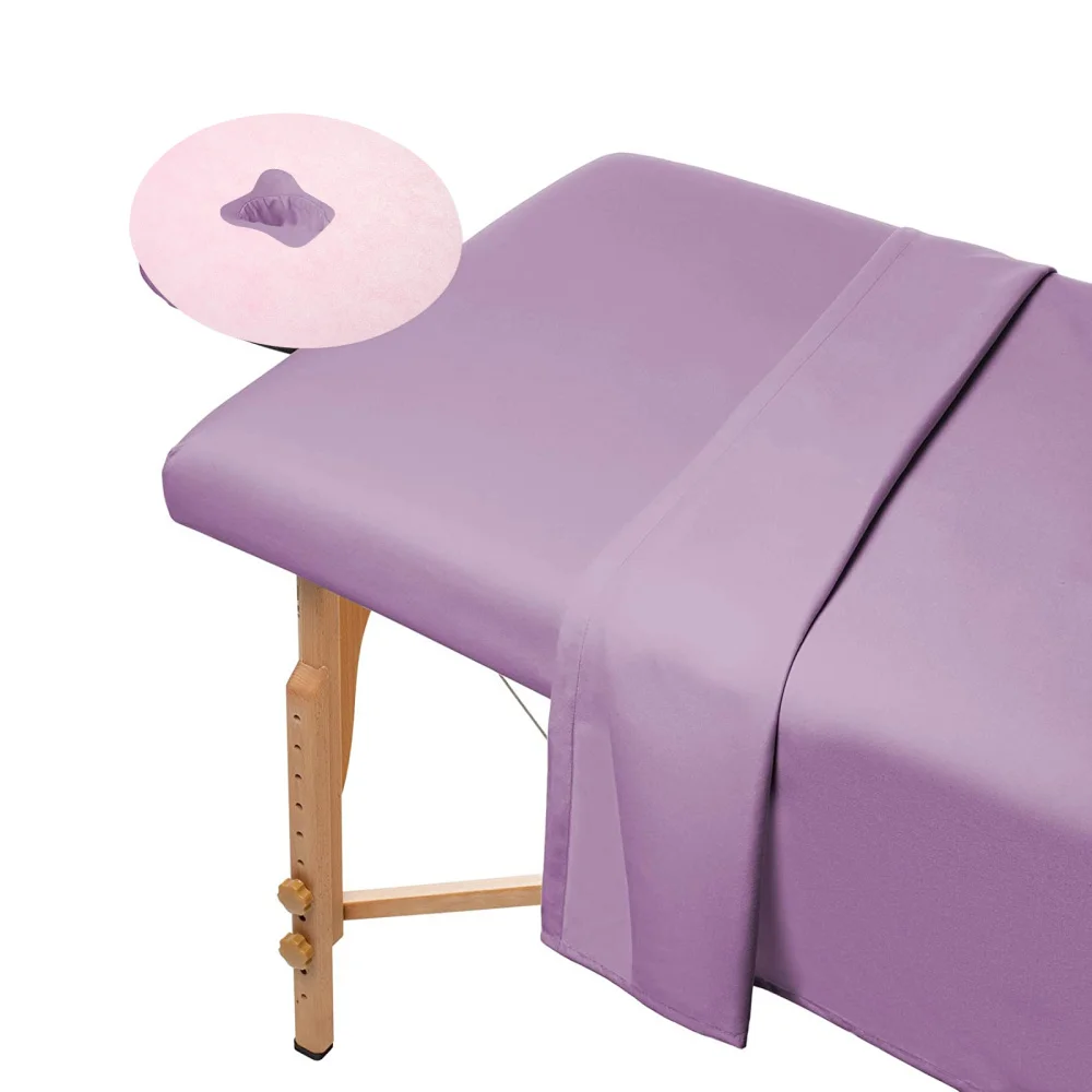 

100pcs Breathable Headrest Mat Face Hole Pillow Mat Beauty Salon Supply