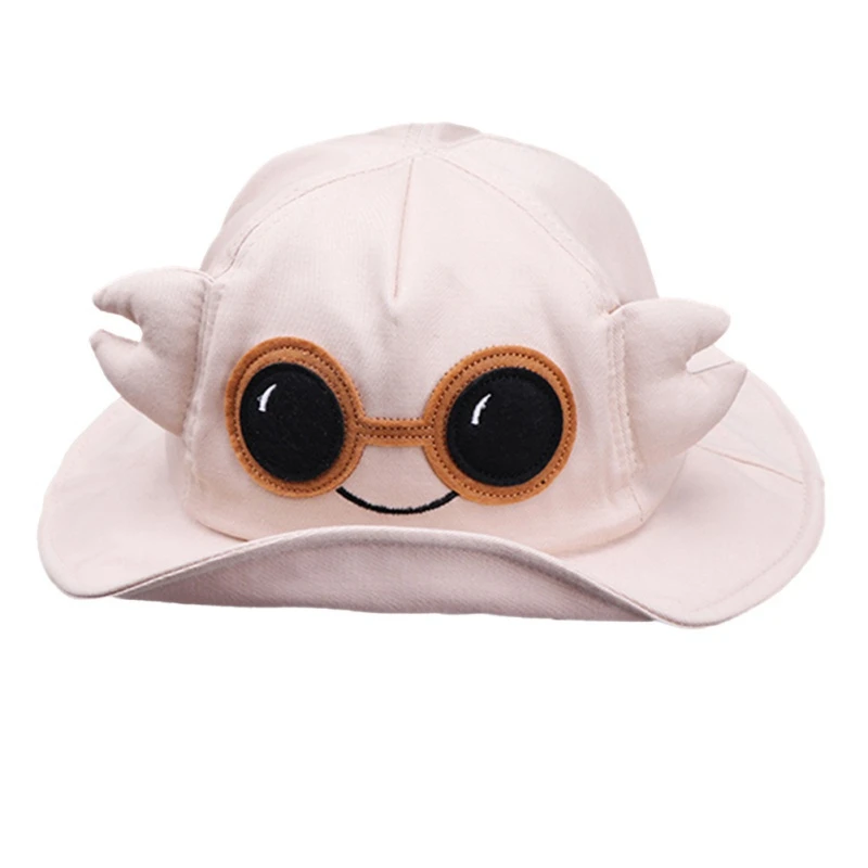 Панама для мальчиков и девочек детская пляжная с мультяшным рисунком летняя