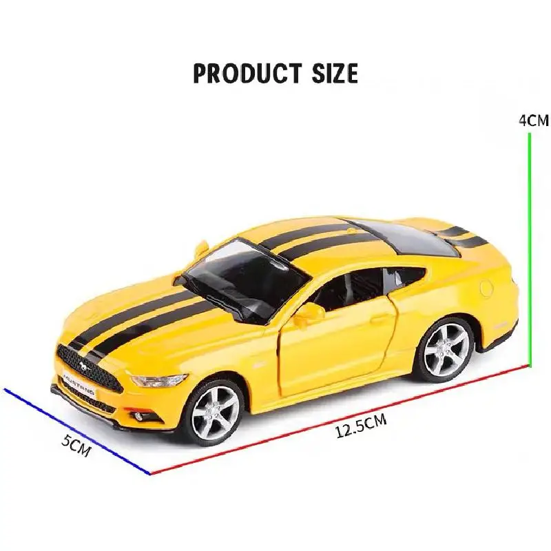 MAKEDA 1:36 весы Ford Mustang литой под давлением сплав модель автомобиля игрушка Дети