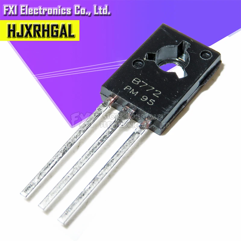 

20 шт. B772 2SB772 TO126 3A/40 В PNP TO-126 низкие транзисторы новые оригинальные