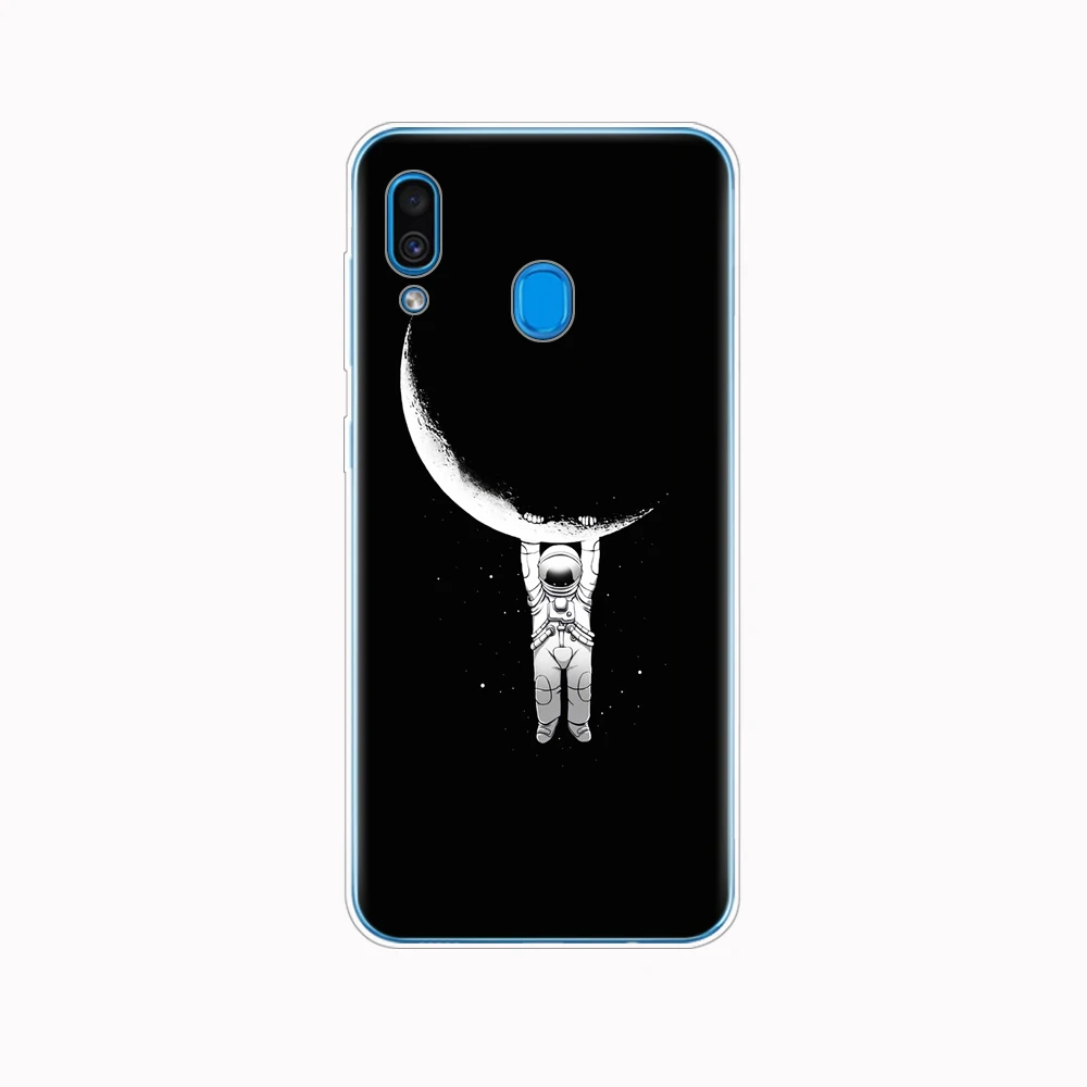 Для samsung Galaxy A30 Чехол-Бумажник для телефона из силикона и ТПУ на samsung Galaxy A30 30 SM-A305F A305F A305 мягкий TPU бампер черный