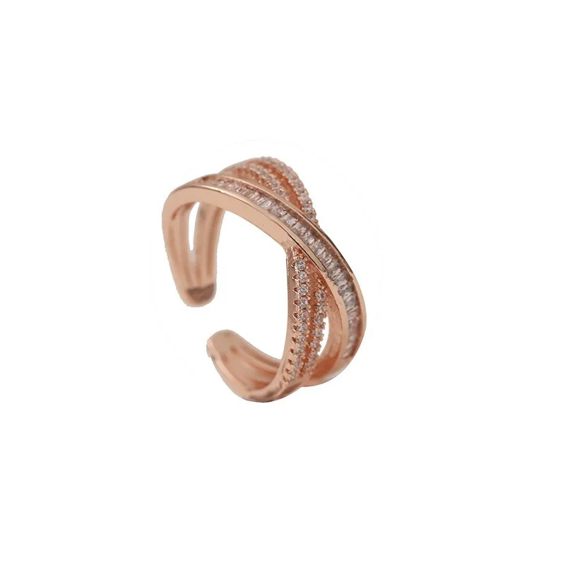 

Christmas Accessories Simple Fashion Light Luxury Opening Adjustable Ring for Women and Girl Fine Personality Elegant Jewelry