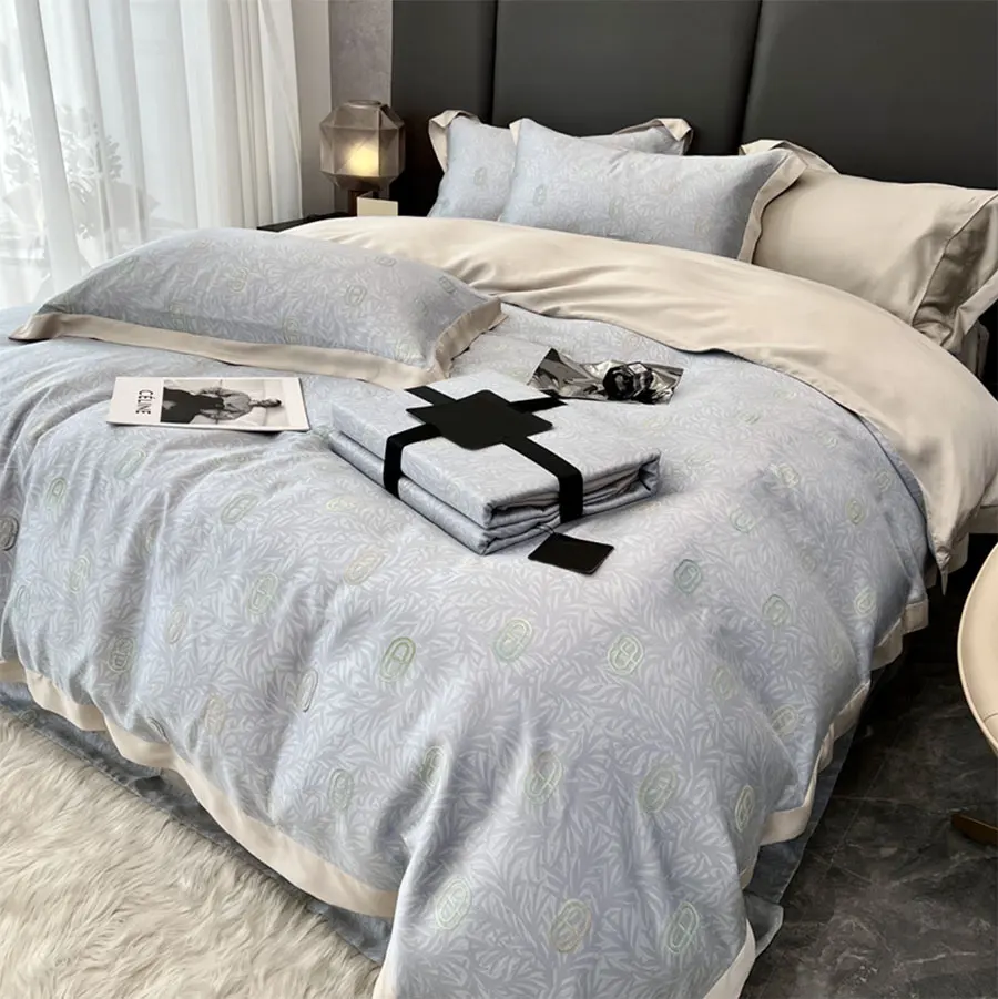 

Vintage pastoral plant leaf bedding set,elegant rustic double full queen king home textile bed sheet pillow case quilt cover