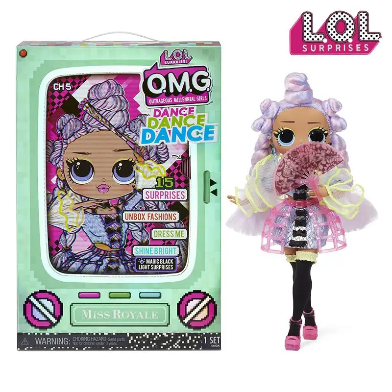 

Lol Surprise Doll Omg Miss Royale Dance Fashion Doll Variety Hairdressing Diy Play House Blind Box Birthday Surprise Series Gift