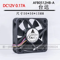 for delta afb0512hb b902 dc 12v 0 17a 50x50x15mm server cooling fan