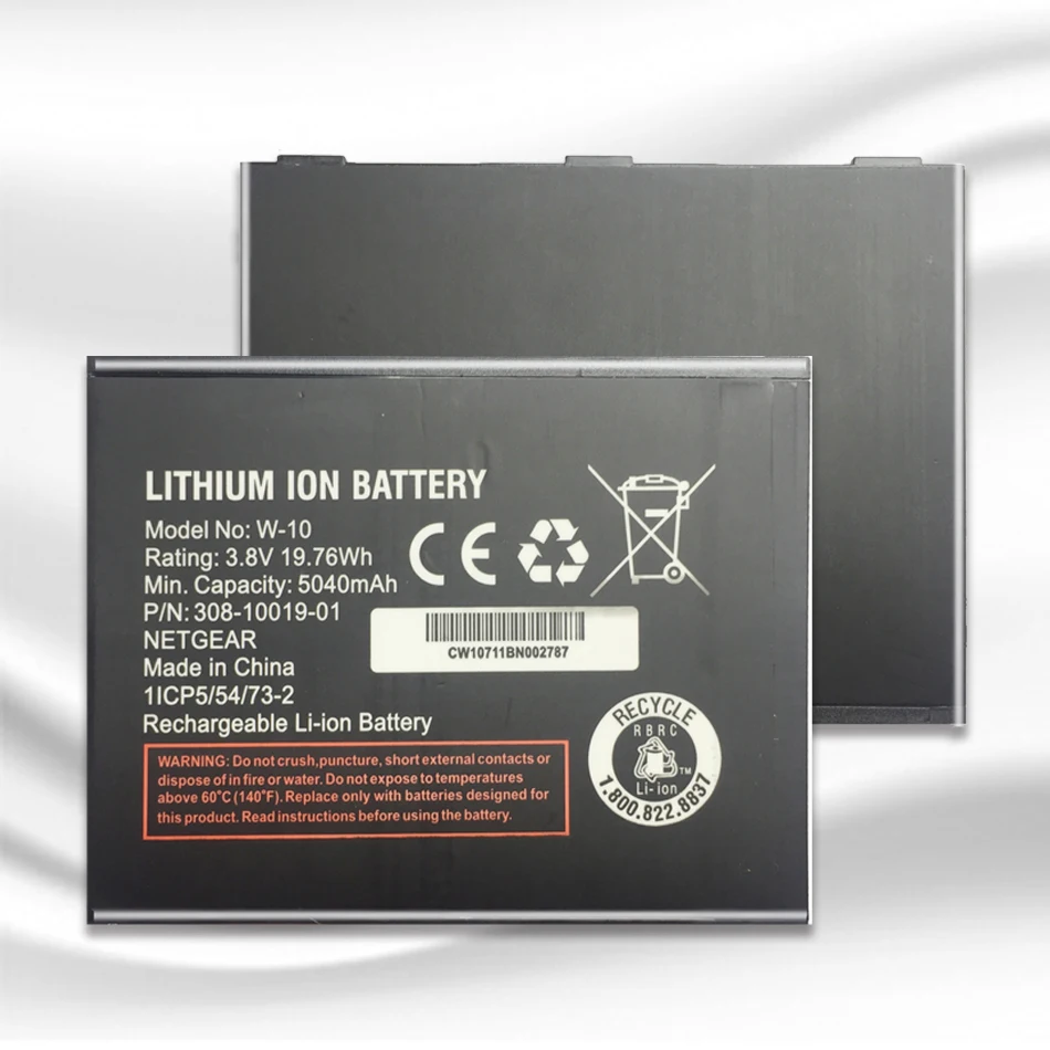 Новый 5040mAh/19.76Wh 3 8 V W10 W 10 Сменный аккумулятор для NETGEAR NightHawk M1 MR1100